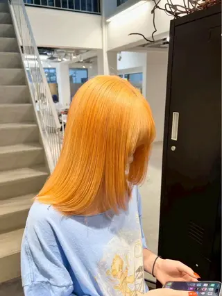 ミディアム nanami lucktokyoのヘアスタイル