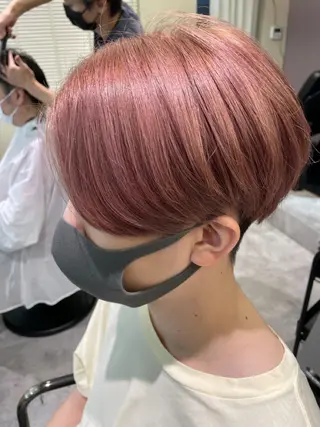 カラー メンズ JADE海璃 波巻きパーマのヘアスタイル