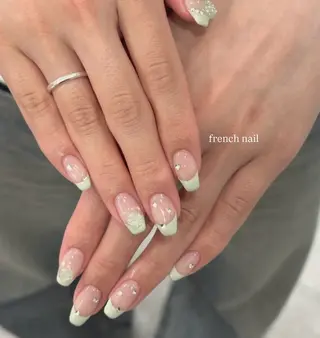 ネイル 🎀RUI🎀ネイル 練習モデル⊹˚₊のネイルデザイン