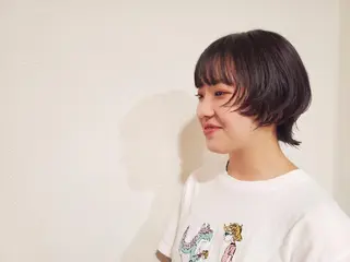 ショート カラー パル__レイヤー/パ ーマ/デザインカラーのヘアスタイル