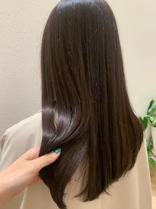 ロング カラー hubhair レイヤー/透明感のヘアスタイル