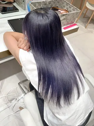 ロング カラー レイヤー専門家 ダブルカラー修のヘアスタイル