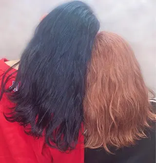 ロング カラー 透明感カラー/韓国 ブリーチ/古橋のヘアスタイル