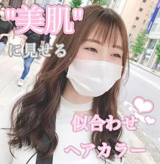 セミロング カラー 【悩み解決!美髪へ】 店長 平間 響のヘアスタイル