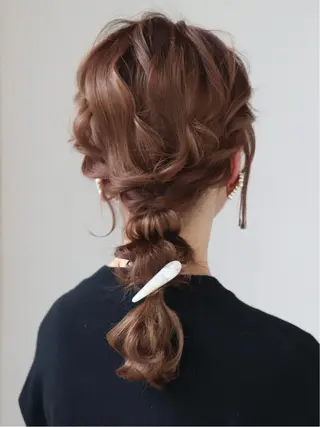 ヘアアレンジ 🐧銀座/ショート/ ショートボブ広瀬🐧のヘアスタイル