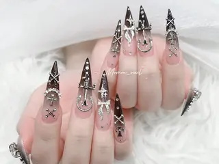 ネイル MoMoA Nail ネイル長さ出し専門店のネイルデザイン