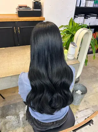 ロング カラー 🌷ラベンダーピンク 顔まわり🌷ねいろのヘアスタイル