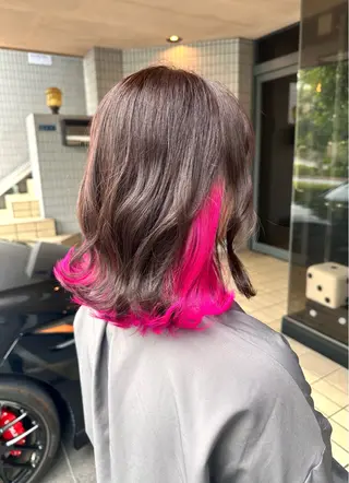 ミディアム タカツド ユウキのヘアスタイル