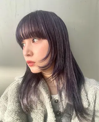 ミディアム カラー GISEL 小倉のヘアスタイル