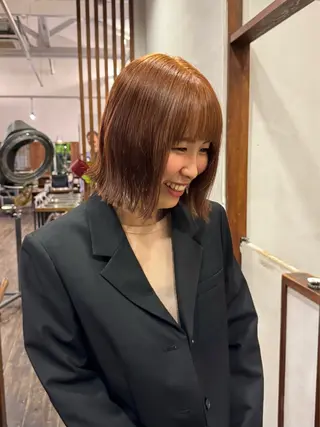 ミディアム カラー MOK大阪梅田店 Asahiのヘアスタイル