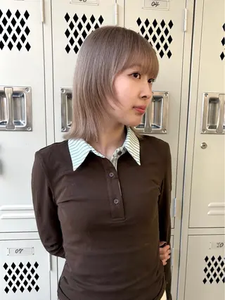 ミディアム エクステ/大人可愛い カラー🩷RINAのヘアスタイル