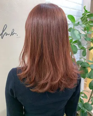 ロング カラー hubhair レイヤー/透明感のヘアスタイル