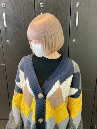 ショート 🔥透明感&艶感カラ ー🔥蕾人のヘアスタイル