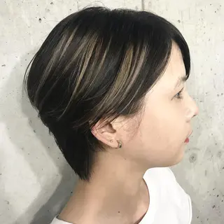 ショート カラー パーマ ヘアアレンジ メンズ キッズ ネイル マツエク・マツパ サロンドミルク 渋谷高比良のヘアスタイル
