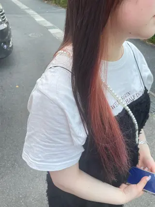 ロング カラー JowA✂︎ 目片夏実のヘアスタイル