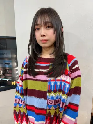 ロング カラー 似合わせレイヤー 🇰🇷荒木洋文のヘアスタイル