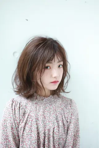 ミディアム カラー 伸びても可愛いカラー 愛甲竜佑のヘアスタイル