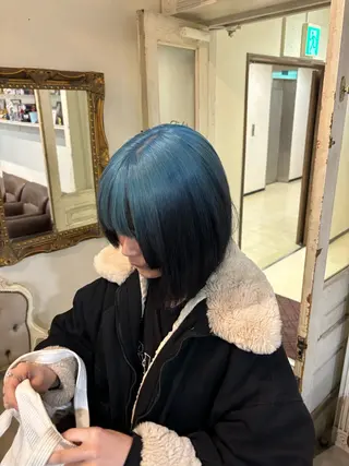 ミディアム カラー ヘアアレンジ ☂️カトウ ケイゴ☂️のヘアスタイル