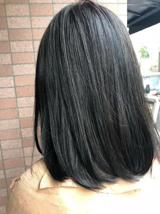 ミディアム 縮毛矯正の達人 ☆ 松本のヘアスタイル