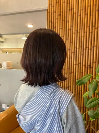 ミディアム カラー ayana/ 透明感カラー🫧艶感のヘアスタイル