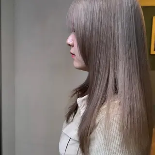 セミロング カラー 💎久米川 東村山 BASSAサトウ💎のヘアスタイル