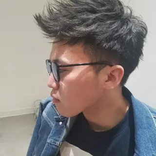 ショート メンズ 加藤 拓麻のヘアスタイル