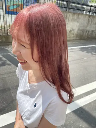 セミロング カラー ハイトーンカラー🩵 耳ツボジュエリー👂のその他イメージ