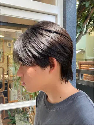 ミディアム メンズ ♤メンズ✖️パーマ♧ 第十 和博のヘアスタイル