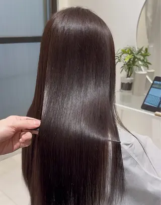 ロング 相馬大希 髪質改善 縮毛矯正のヘアスタイル