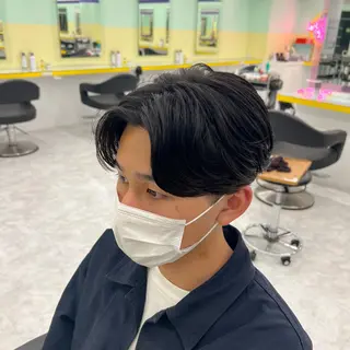 ショート カラー パーマ ヘアアレンジ メンズ キッズ ネイル マツエク・マツパ アイブロウ 🔷横浜1のパーマ 職人🔷将太郎のヘアスタイル