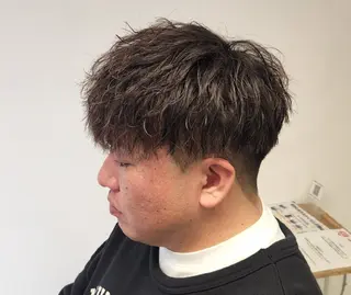 ショート パーマ メンズ 【イケメン風パーマ】 SHOFYのヘアスタイル