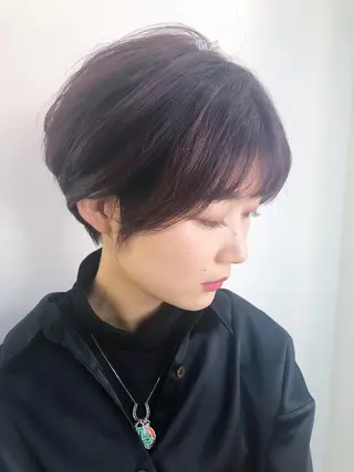 ショート カラー パーマ ヘアアレンジ HORN hairsalonのその他イメージ