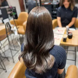 セミロング カラー RYU/レイヤー /透明感艶カラーのヘアスタイル