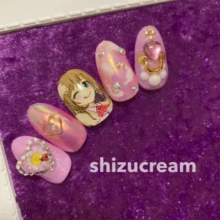 ネイル shizucream 痛デコネイル専門のネイルデザイン