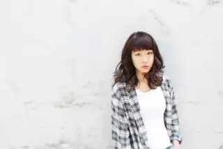 セミロング 桑名 淳のヘアスタイル