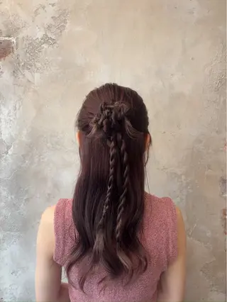 セミロング ヘアアレンジ AFLOAT/ neneのヘアスタイル