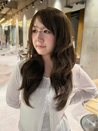 ロング カラー haruka kobayashiのヘアスタイル