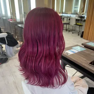 ミディアム カラー デザインカラー、艶髪 大塚 耕平のヘアスタイル