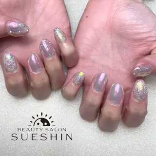 ミディアム S ueshinのネイルデザイン