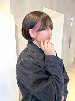 ショート カラー ブリーチ特化🌻 ショート/akaneのヘアスタイル