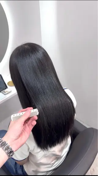 ロング カラー 髪質改善×縮毛矯正 taichi副店長のヘアスタイル
