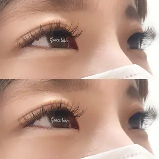 マツエク・マツパ Grace lash 小西里奈のマツエク・マツパデザイン