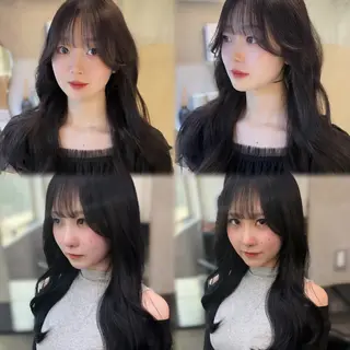 ロング RAIRA 福岡韓国ヘア‧₊˚✧のヘアスタイル