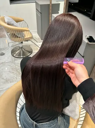 ロング カラー 透明感Wカラー 髪質改善/AYARIのヘアスタイル