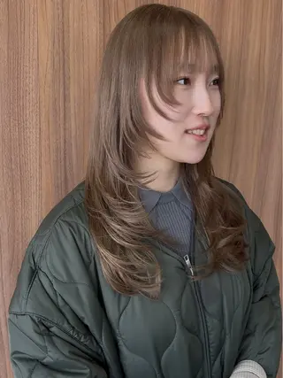 ロング カラー 【透明感カラー】/ 【レイヤー】保坂拓也のヘアスタイル