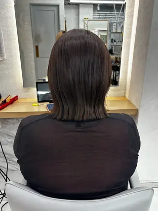 ショート 今話題の艶髪矯正 美艶カラー/FUKAのヘアスタイル