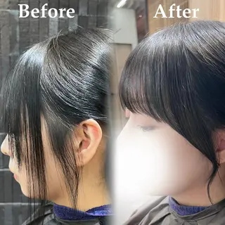 ミディアム カラー 𝑺𝒂𝒌𝒊 🩶マンツーマン施術のヘアスタイル