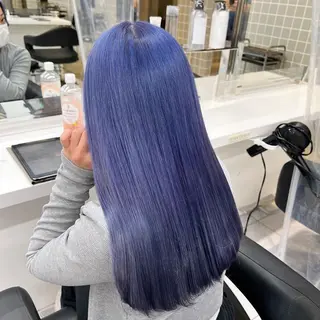 セミロング カラー ヘアアレンジ 🩵 JURI🩵のヘアスタイル