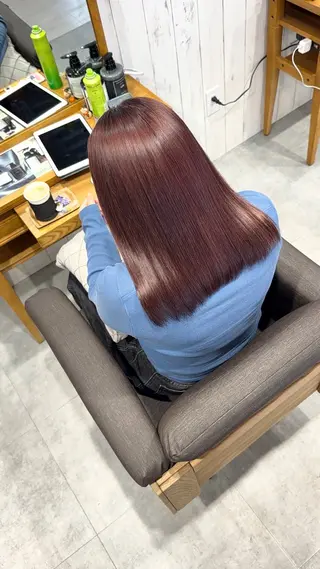 カラー 阿部 楓のヘアスタイル