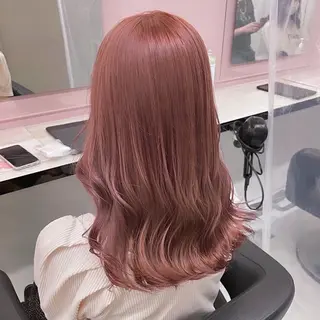 セミロング カラー ヘアアレンジ 透明感/艶髪/💖 トレンドスタイル💖のヘアスタイル